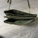 House of Harlow 1969 Green Faux Leather Crossbody Purse Photo 5