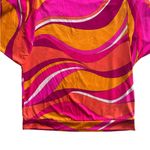 Trina Turk  Vivid Vista Drape-Sleeve Swim Tunic-Bathing Suit Cover Ups Size Small Photo 8