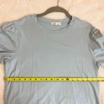Kingston Grey Light Blue Puff Sleeve Casual T Photo 8