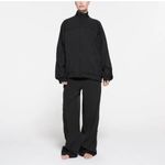 SKIMS  Nylon Oversized Track Jacket Black Size Small Photo 2