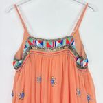 Boston Proper NWOT Embellished Beaded Swing Dress Sleeveless Orange Size XS NEW Photo 10