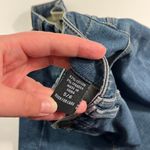 EXPRESS Vintage Y2K Stretch Denim Low Rise Mall Goth Micro Mini Skirt Size 5/6 Photo 3