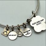 ALEX AND ANI  Dog Paw Prints of Love Bracelet -Silver Tone, Crystal Charm Photo 5