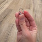 Hot Pink Diamond Dangle Earrings Photo 1