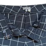 Vince Camuto Black White Squares Dress Pants Straight sz 12 Checkered Windowpane Photo 5