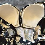 Kona Sol Kona‎ Sol Black White Floral Tankini Swim Top Plus Size 18W Photo 2