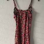 Pink & Black Animal Print Nightie Loungewear Size M Photo 1