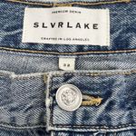 SLVRLAKE London Jeans in Salton Sea Wash Straight Leg Denim High Rise Women’s 32 Blue Size undefined Photo 8