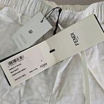 Fendi NWT! Nylon Ivory Monogram Drawstring Shorts Photo 5