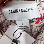 NWT SABINA MUSAYEV Aviva Drapped Floral Mini Dress Sz S Photo 9