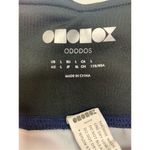 Ododos Ankle Geometric Pattern Legging Size Large Blue Photo 4