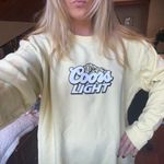 Coors Light Yellow Crewneck Size XL Photo 0