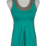 Lole  Tank Top Small Teal Racerback Gym Athletic Clean Fitcore Photo 0