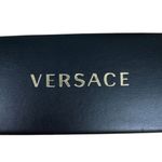 Versace Black Leather Sunglasses Case and Cloth NEW - No glasses Photo 0