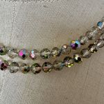 Laguna long grey Aurora borealis crystal necklace Gray Photo 1