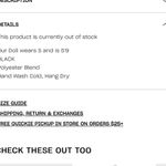 Sugar Thrillz Midnight Forever Organza Babydoll Dress Size M Photo 3