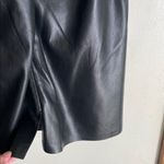 NANUSHKA Milo Sarong Vegan Leather Mini Skirt Black Size XS Photo 6