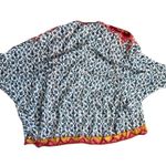 Anthropologie Bl^nk London Adelaide Multicolor Boho Kimono | Floral | One Size Photo 3