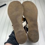 Coach Catherine Leather Sandals Womenโs Size 9 Tan & White Photo 11