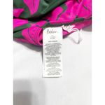 Boden Talamanca One Piece Swimsuit Tropical Floral Print Ruched V Neck Womens 2R Pink Size 2 Photo 3