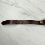 Vintage Womens Brown Leather Rope Stretch Belt Medium (M) ✨ Photo 5