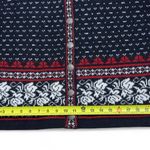 Cambridge Dry‎ Goods Black and Red Cardigan Sweater Size L Photo 5