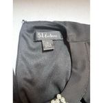 SL Fashions Sleeveless Party Dress Black With Pearl Accents Size 6 SLNY‎ Photo 7