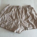 ZARA linen pull on shorts size small Photo 5