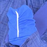 Lululemon Woman’s  Blue Run Jacket | Ruffle Zip Front | Plaid Paneling | Size 6 Photo 7