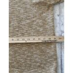 Madewell  Gathered Sleeve Mock Neck Knit 3/4 Sleeves Pullover Heather Tan Top S Photo 4