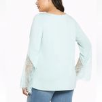 Torrid  00 (10-12) Tie-Dye Bell-Sleeve Jersey Top Photo 2