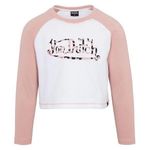 Von Dutch New  Pink Urban Outfitters top sweatshirt  Large L embroidered Photo 0