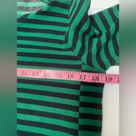 Madewell ‎ green and black striped top Photo 6