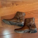 Frye Womens Brown Phillip Harness 76870 Leather Round Toe Zip Boots Size 8B Photo 3