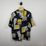 Free People  Women’s Love Letters Button Down Oversized Shirt Multicolor M Photo 11