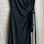 Ralph Lauren Lauren Sleeveless Wrap Color Block Cocktail Party Midi Dres… Photo 0