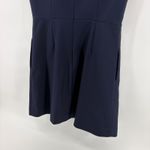 Diane Von Furstenberg  DVF Navy Blue Sleeveless Sheath Dress Quiet LuxurySize 12 Photo 5