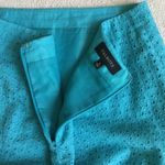 Talbots Star Eyelet Pencil Skirt Turquoise - Sz 8 Photo 12