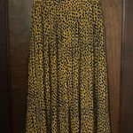 J.Crew Pleated Midi Skirt Cheetah/ Dot Print A0089 Size 0 Photo 1