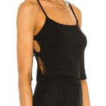 Lovers + Friends Revolve - Delilah Tie Side Sleeveless Crop Top Ribbed Black Photo 7