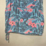 Bridge & Burn Silk Top Makelike Hawaii 503 Women Floral Blue Pink Sleeveless Size L Photo 4