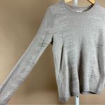 Lou & grey  Small Merino Wool Blend Crewneck Sweater Neutral Womens Beach Photo 1