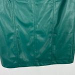 Nsr NWT Faux Leather Pencil Skirt Nordstrom Green Size XS NEW Photo 3
