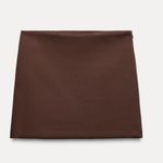 ZARA Elegant Brown Skirt Photo 6