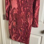 PROJECT RUNWAY SNAKESKIN PRINT dress Size small Red Photo 6
