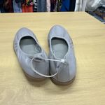 Eileen Fisher Flats Womens Gray Leather Notion Ballet Nappa Slip On SZ 5 Photo 4