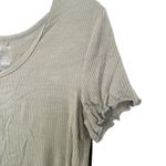 Arizona Jeans Arizona Jean co Sage Green Scroop Neck Fitted Short Sleeve Henly Shirt Large Photo 4