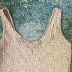 Vintage Lucie Ann II nude lace cami, size medium 36 Tan Photo 1