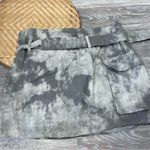 Pretty Little Thing Nwt  grey washed twill cargo‎ micro mini skirt Photo 4