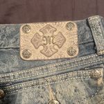 Miss Me  Indigo Lace Cotton Denim Shorts size 27 Photo 2